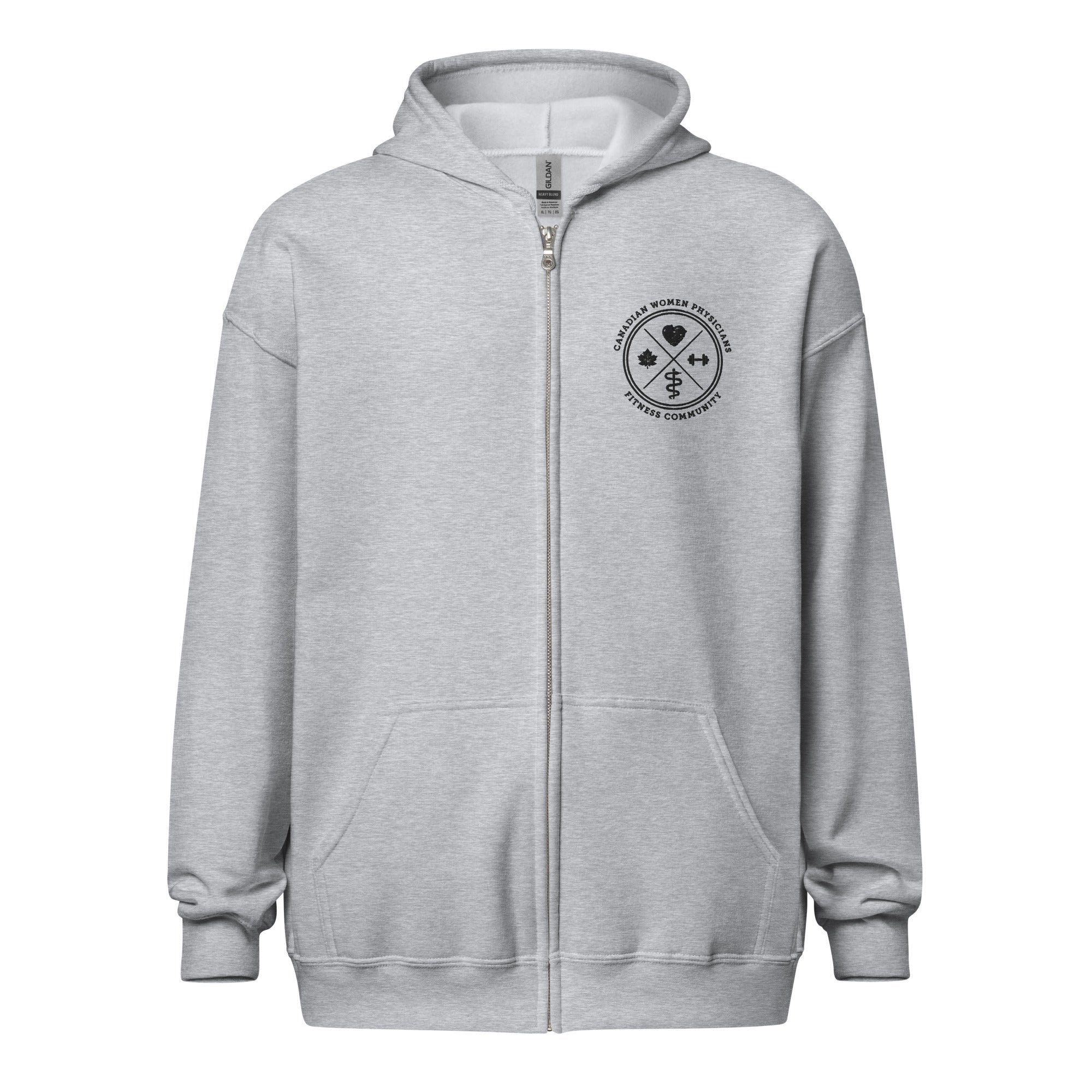 CWP FC Unisex Heavy Blend Zip Hoodie (Light Colours)